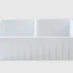 double fluted farmhouse sink belfast sink